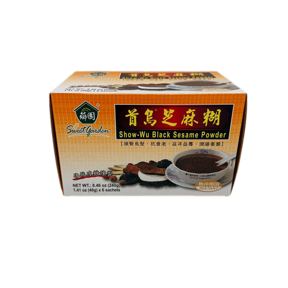 Sweet Garden Show-Wu Black Sesame Powder 40g x 6 Sachets