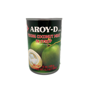 AroyD Young Coconut Meat in Syrup 425G